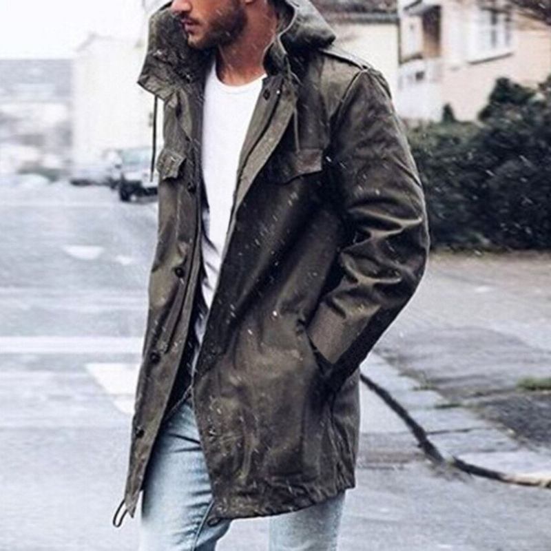 Inspiration Ekspert Reorganisere Herre Jakker Frakker Windbreaker Trench Stilfuld Frakke - TRENDYHERRE.COM