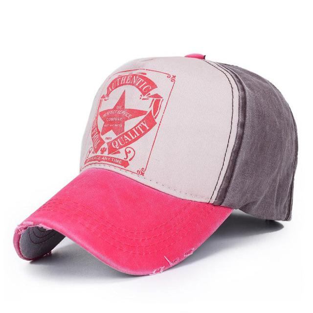 Herre Baseball Kasket Star Patchwork Baseballkasket