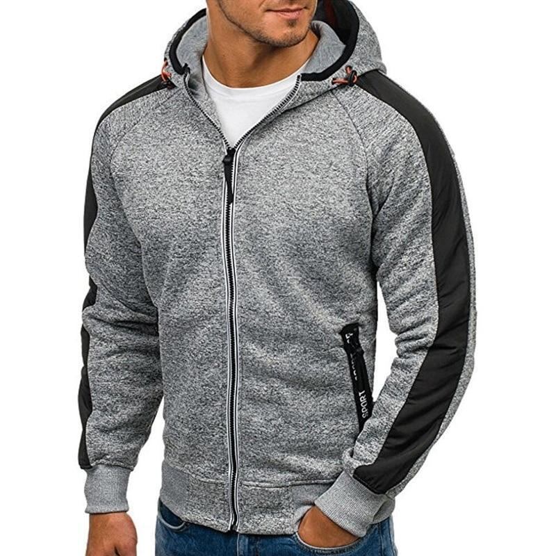 Hættetrøjer Herre Lynlås Sweatshirt