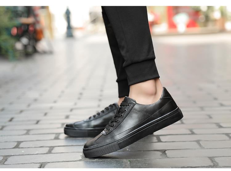 Herre Sneakers Design Modesko I Ægte Læder